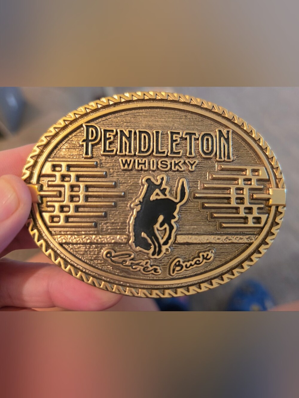 PENDLETON Let Er Buck Decorative Belt Buckle NEW!